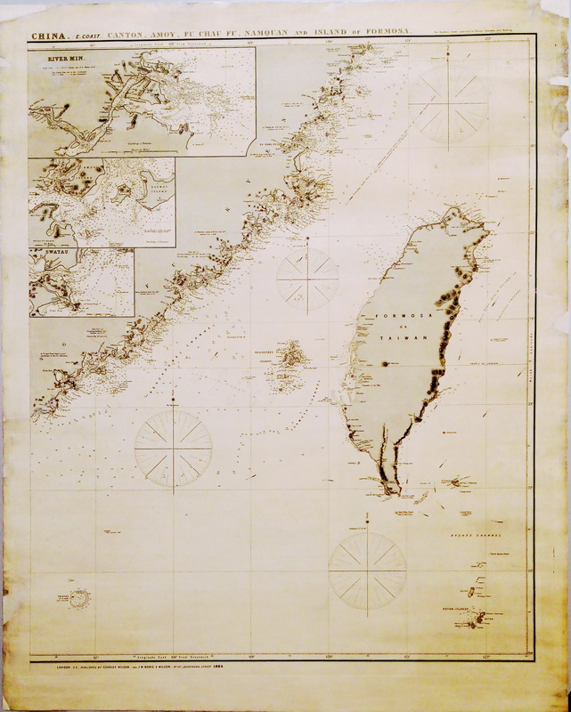 1864台灣地圖